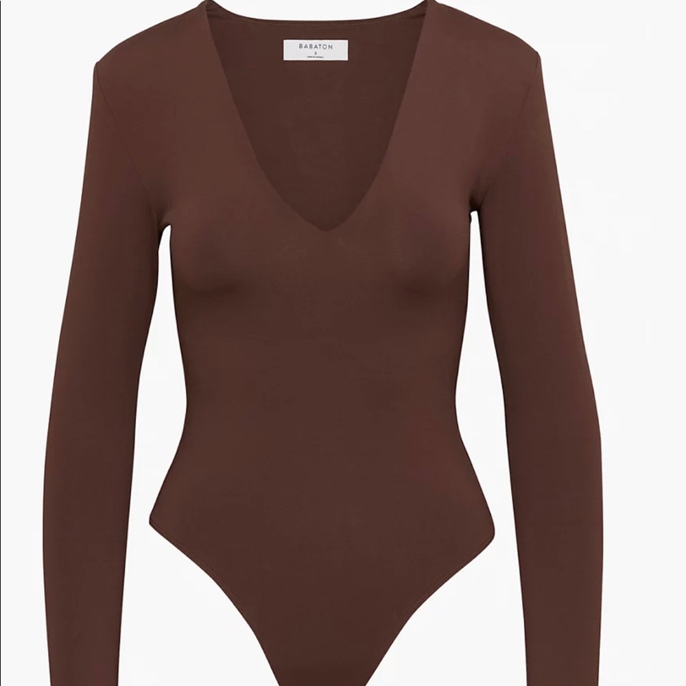Babaton Aritzia CONTOUR bodysuit with shoulder pads - Picture 3 of 5